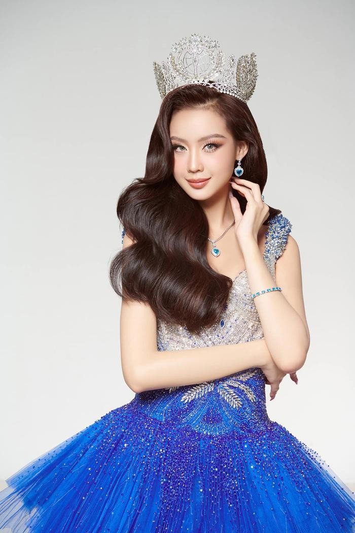 Váy final walk của Top 3 Miss World VN 2022: Bảo Ngọc quá lấn át Mai Phương rồi! Ảnh 6