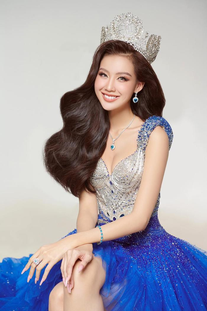 Váy final walk của Top 3 Miss World VN 2022: Bảo Ngọc quá lấn át Mai Phương rồi! Ảnh 5