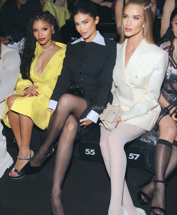 Halle Bailey, Kylie Jenner, Rosie Huntington-Whiteley đọ sắc tại hàng ghế font row của show diễn Dolce & Gabbana