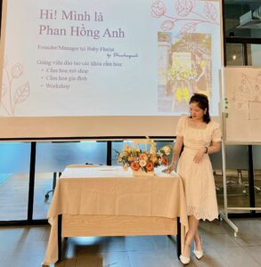 Phan Hồng Anh founder Baby Florist By Phanhonganh