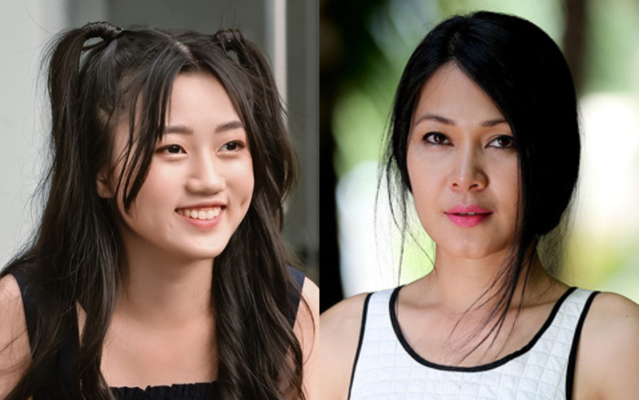 Diễn viên Mai Cát Vi (trái) - Đinh Y Nhung thắng Nữ chính xuất sắc nhất với phim Mẹ Ơi! Bướm Đây.