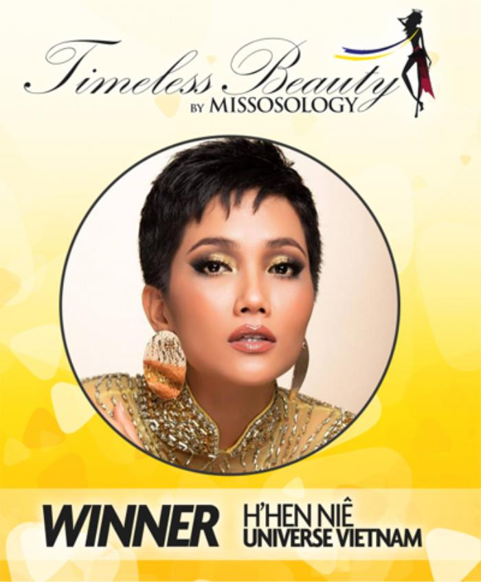 H'Hen Niê tiếp tục được vinh danh tại hạng mục "Timeless Beauty 2018".