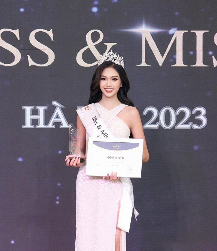 Nguyễn Thảo Liên đã xuất sắc giành ngôi vị Hoa khôi tại cuộc thi Miss & Mister Hà Nội năm 2023