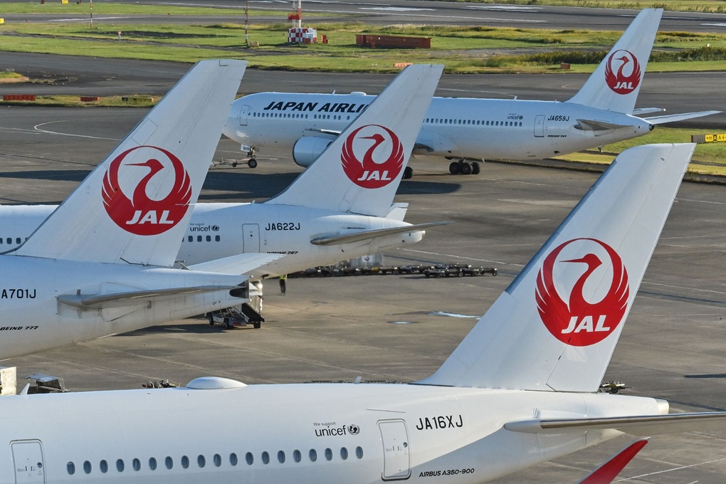 Các máy bay của hãng hàng không Japan Airlines (Ảnh: Getty).