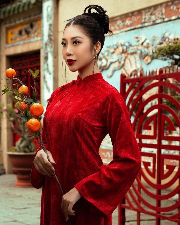 Vui hội ngày xuân, Miss Earth Lan Anh không quên thực hiện 1 điều Ảnh 2