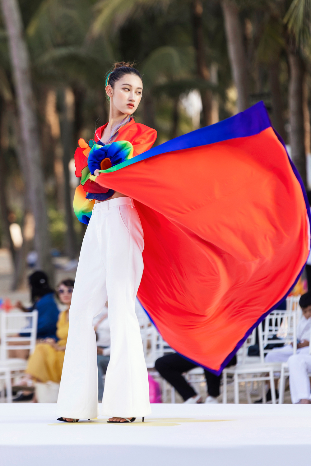 Kiều Thu Quyên nổi vật với vị trí First Face tại Destination Runway Fashion Week 2024