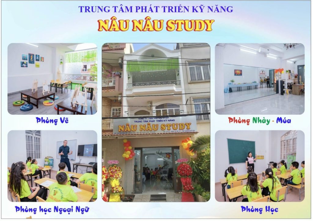 Trung tâm phát triển kỹ năng Nâu Nâu Study do cô giáo Thanh Tuyền thành lập