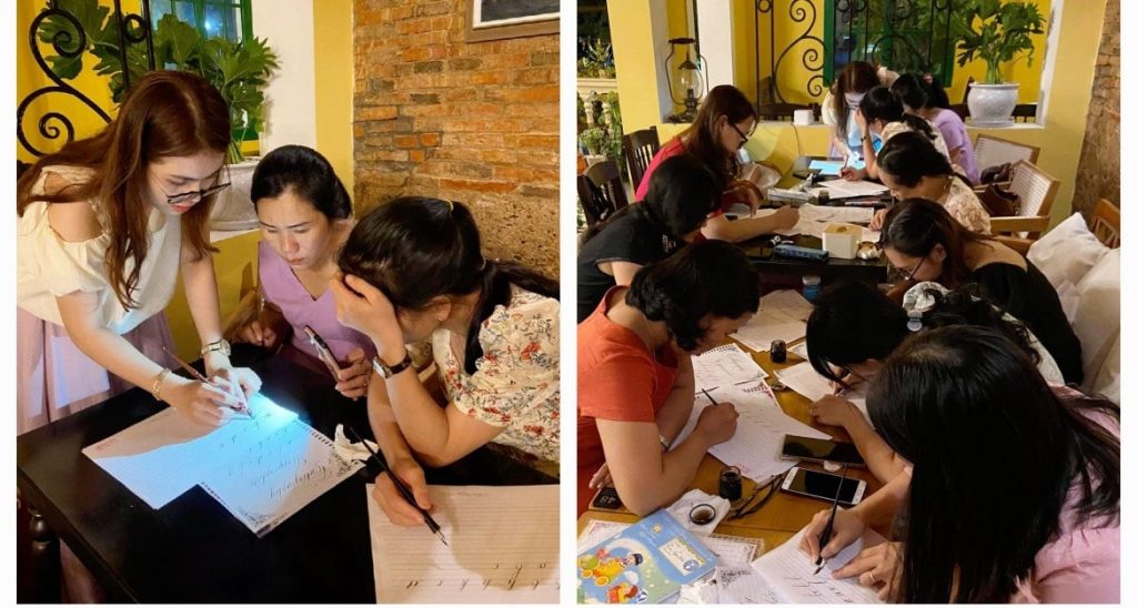 Mini workshop đầu tiên ở Huế mà cô giáo Maisie Nguyễn tổ chức thành công