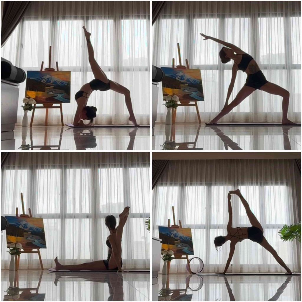 Những tư thế Yoga uyển chuyển giúp cải thiện sức khỏe của HLV Yoga Huỳnh Như Mai