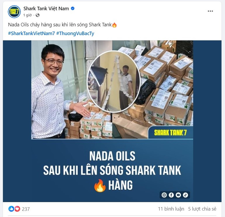 'Deal thơm nhất' trong lịch sử Shark Tank cháy hàng sau khi lên sóng