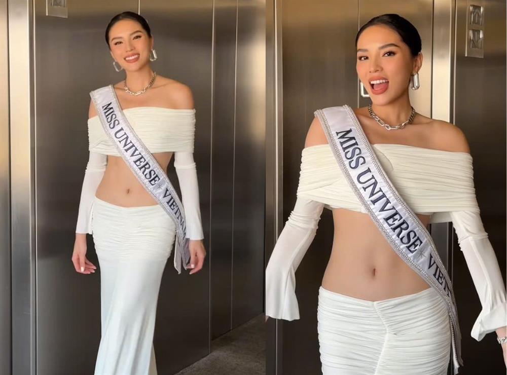 Kỳ Duyên khoe eo táo bạo, đọ sắc cùng dàn thí sinh Miss Universe 2024 - 2sao