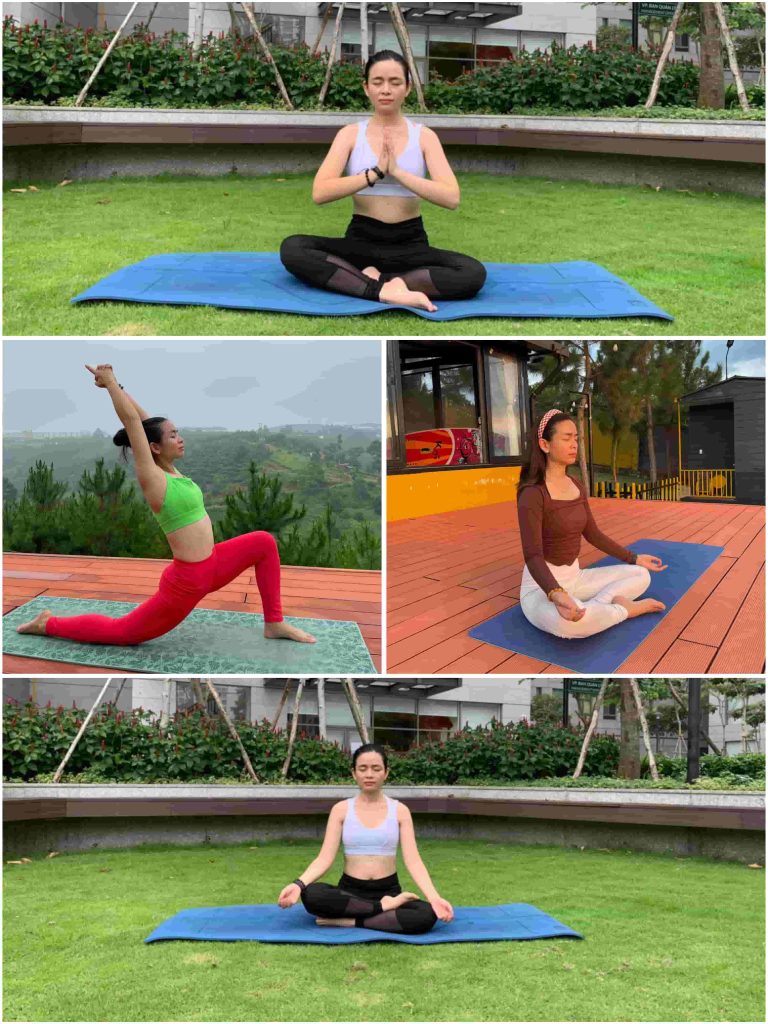 Lớp Yoga của HLV Trần Phương Thảo - Nơi tâm an, sức khỏe được chữa lành