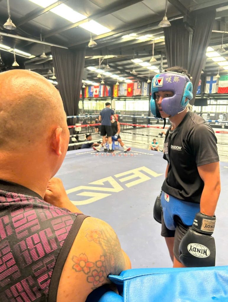 Boxer Lâm Đại Phát luôn nỗ lực tập luyện hết mình để chuẩn bị cho trận đấu sắp tới