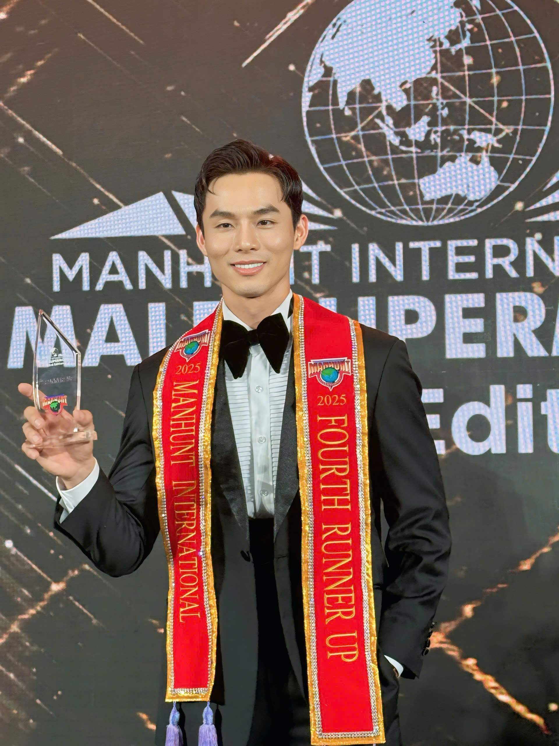 Người mẫu Vũ Linh đoạt Á vương 4 tại Manhunt International 2025- Ảnh 2.