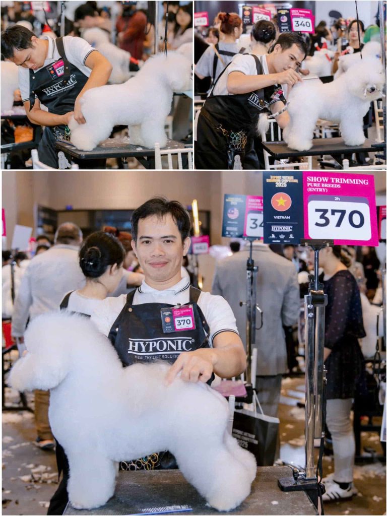 Groomer Co Ca luôn đặt hết tình yêu và sự tâm huyết trong mỗi lần tạo hình cho thú cưng