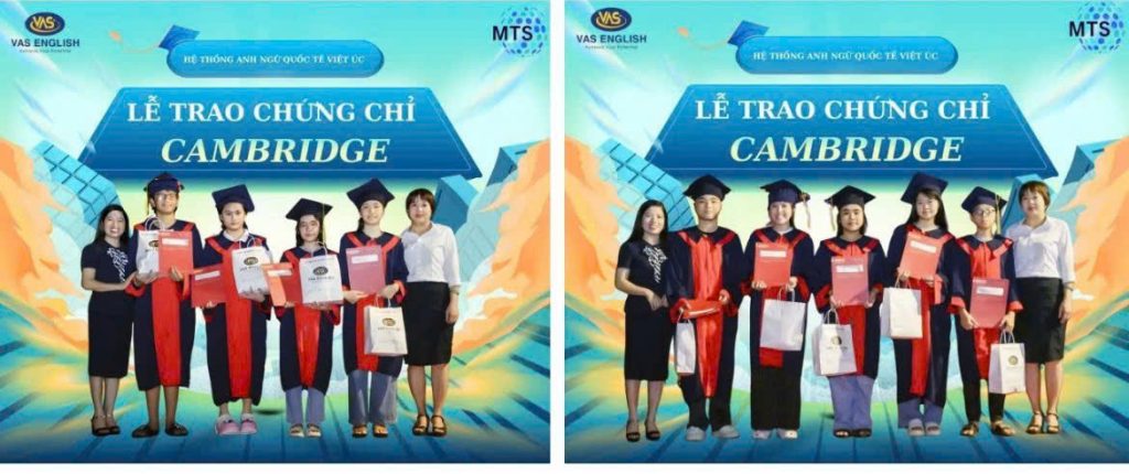 Học viên VAS English nhận chứng chỉ quốc tế Cambridge