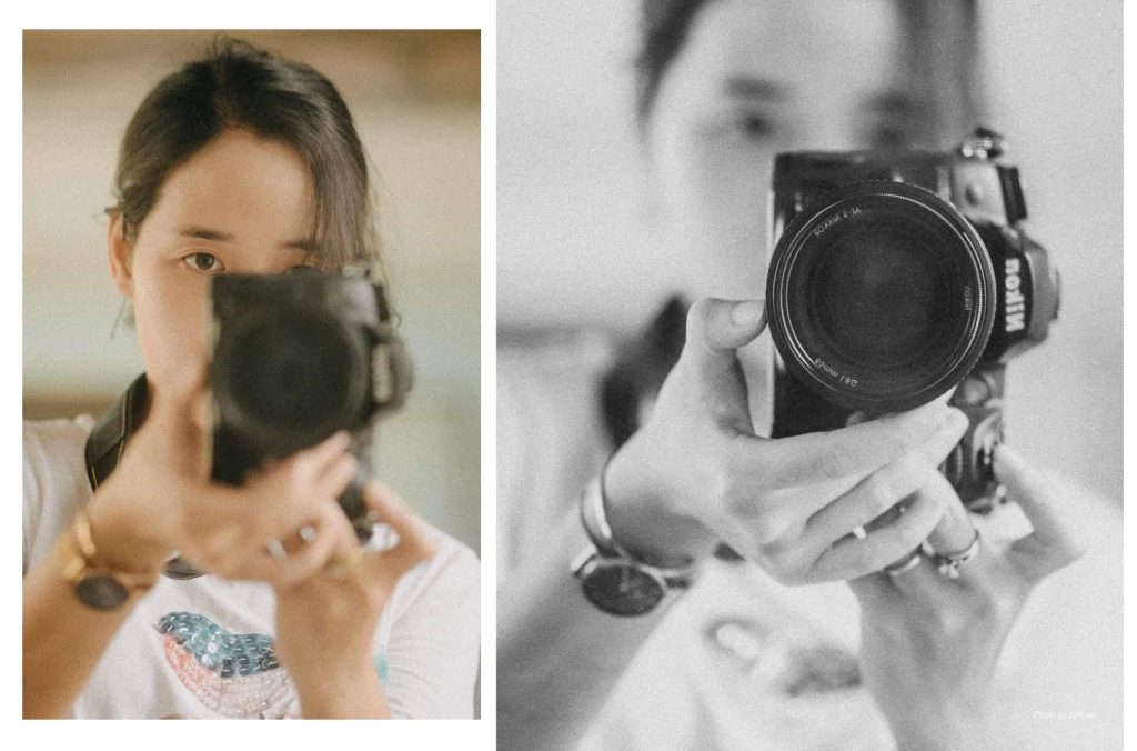 Photographer Adaphan bên chiếc máy ảnh đầu tay