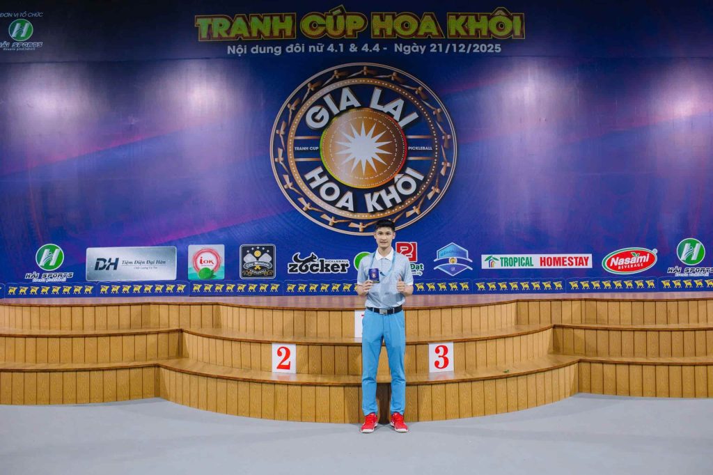 HLV Nguyễn Đình Hải - Founder Hải Sports, đại diện BTC của Giải Pickleball Hoa Khôi Gia Lai