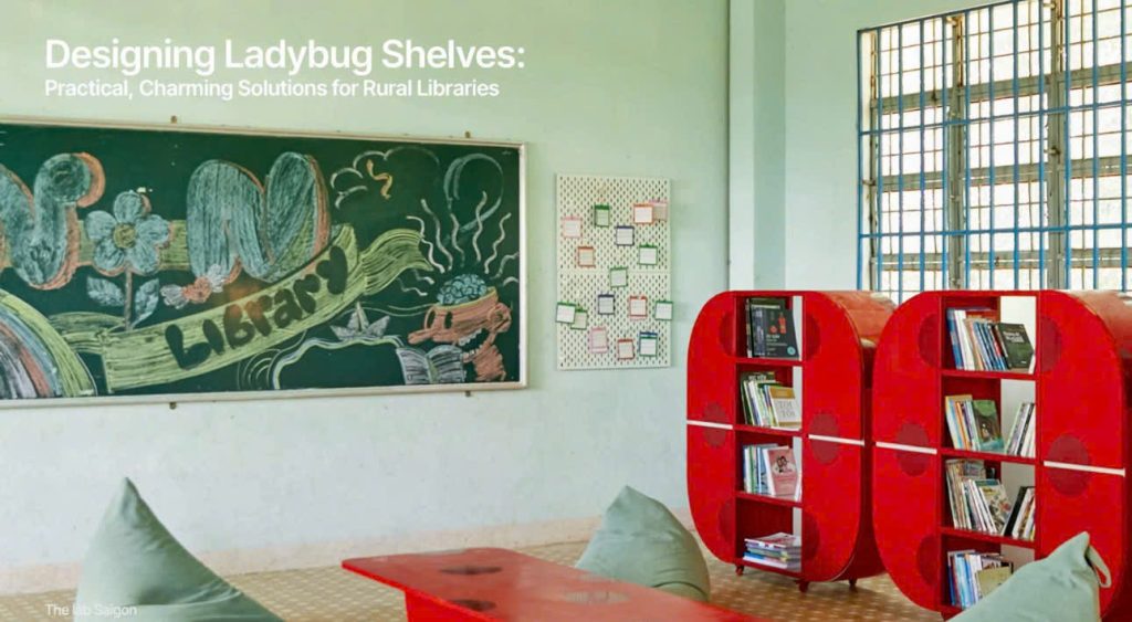 Non Library - dự án phi lợi nhuận về không gian thư viện cho trẻ em vùng nông thôn, do KTS Gia Tú Trần đồng hành phát triển