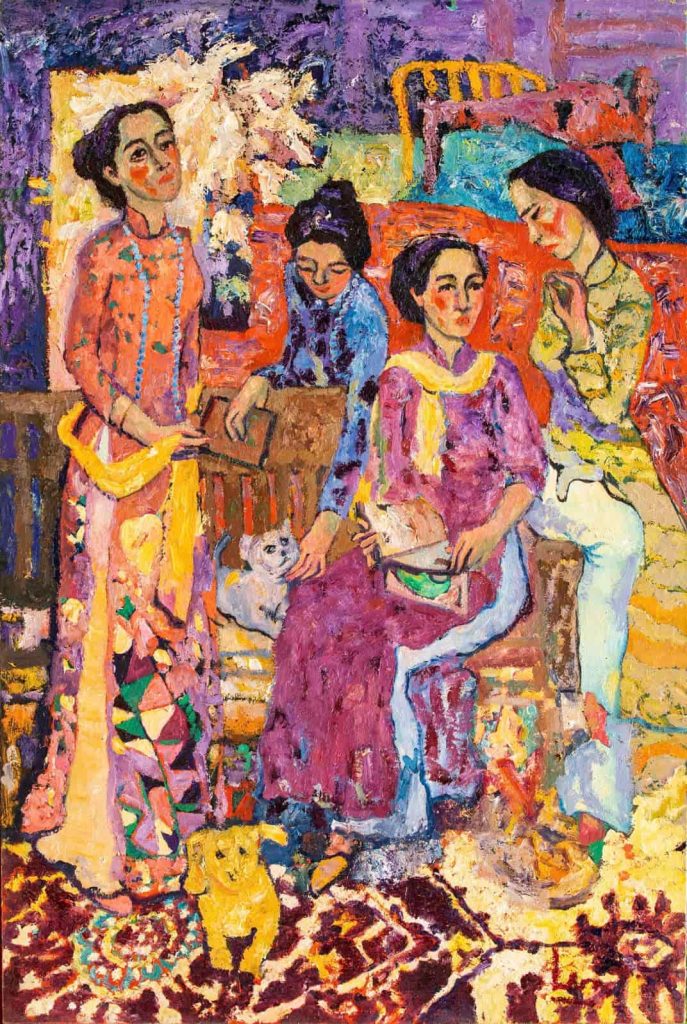 Mỗi tác phẩm của Họa sĩ Phan Như Lâm là một lát cắt cảm xúc riêng biệt