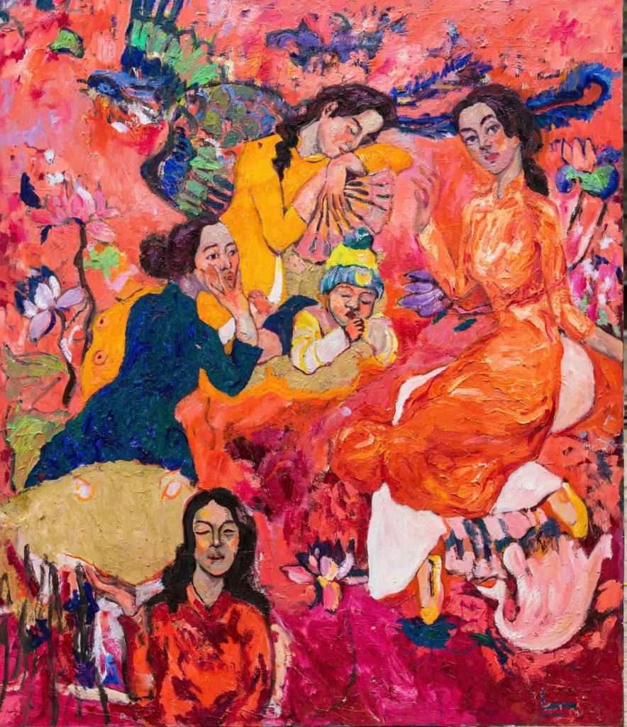 Mỗi nét vẽ của Họa sĩ Phan Như Lâm đều mang dấu ấn cá nhân sâu sắc