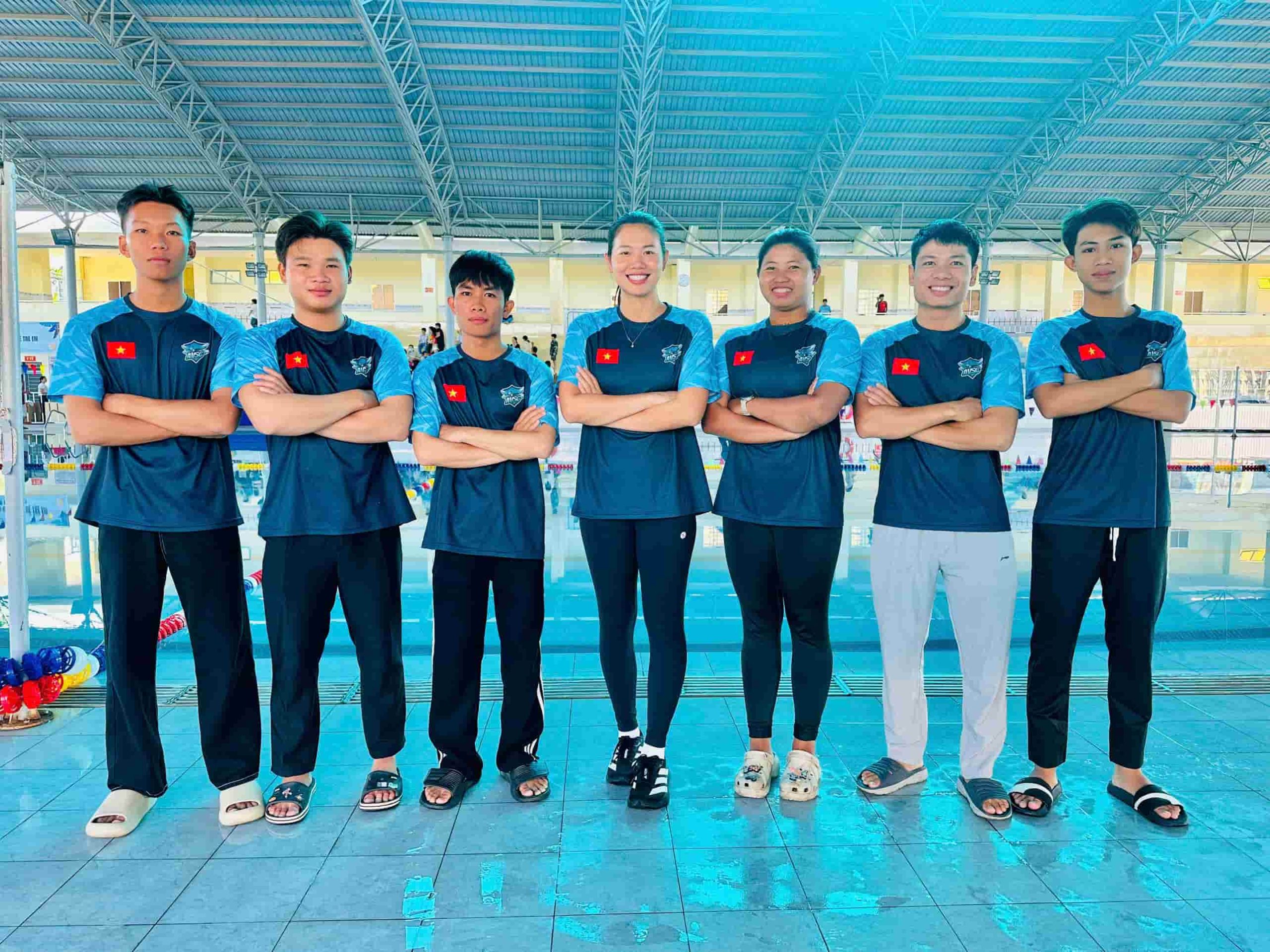 Sau nhiều năm thi đấu, HLV bơi lội Kiên Ngọc Thu lựa chọn gắn bó lâu dài với công việc đào tạo