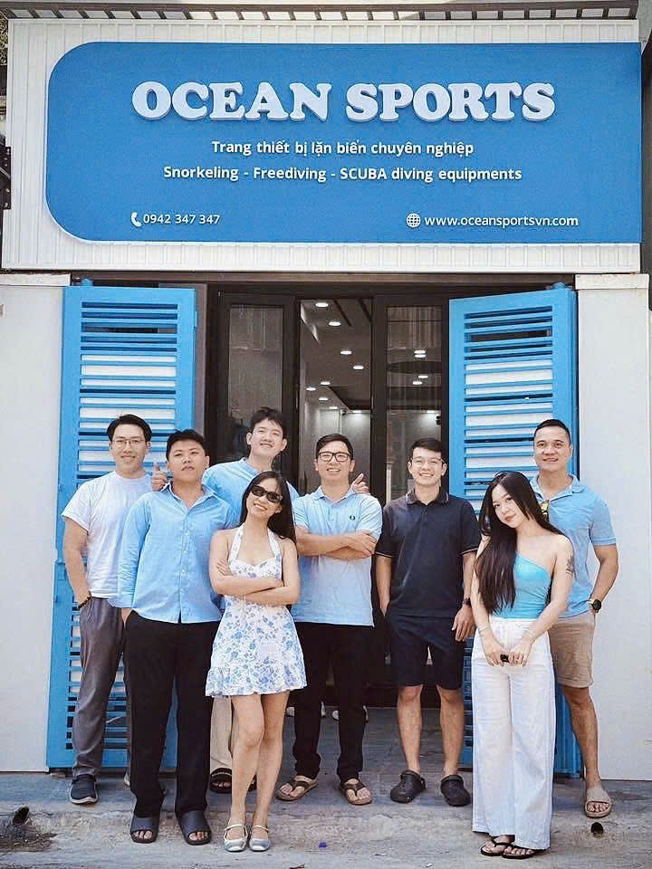 Ocean Sports ưu tiên lựa chọn các thương hiệu thiết bị uy tín nhằm đáp ứng nhu cầu từ người mới đến những người theo đuổi freediving chuyên sâu