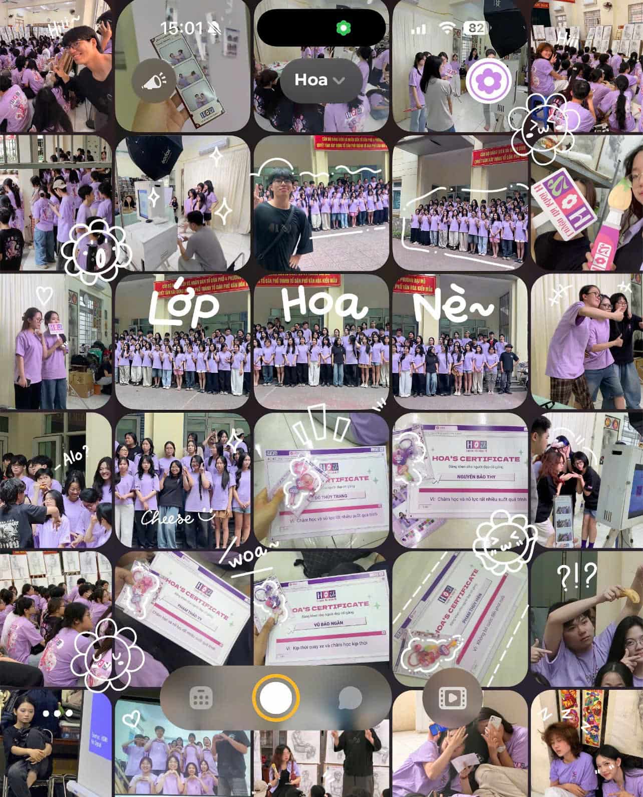 Không gian học tập tại lớp vẽ HOA - Luyện thi khối H được xây dựng theo hướng gần gũi và cá nhân hóa