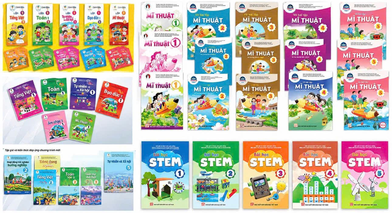 Một số bộ sách, tài liệu giáo dục của NXBGD Việt Nam do Nhà giáo Ưu tú Phạm Văn Thuận tham gia biên soạn