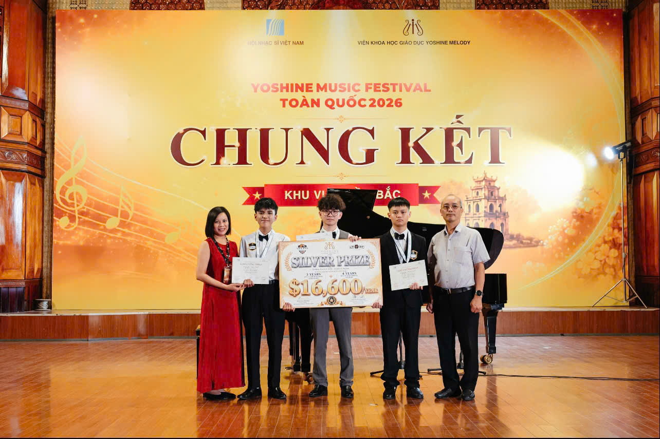 Thành tích của học viên tại sân chơi piano, ghi dấu quá trình rèn luyện và sự đồng hành của thầy trò NGUYEN THANH PIANO