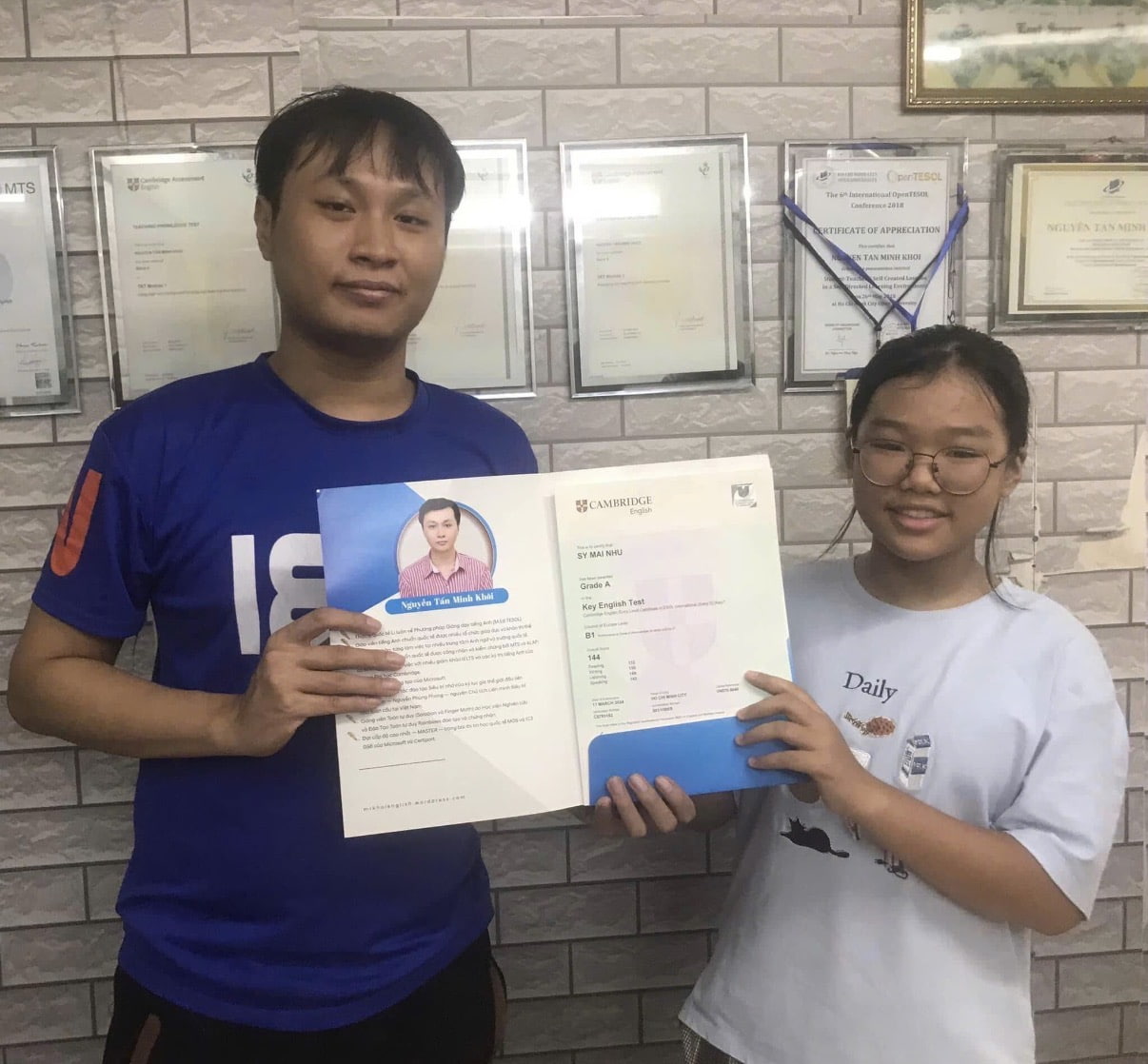 Với Mr Khôi English, thầy chú trọng xây dựng phương pháp học tập phù hợp với năng lực của từng học viên