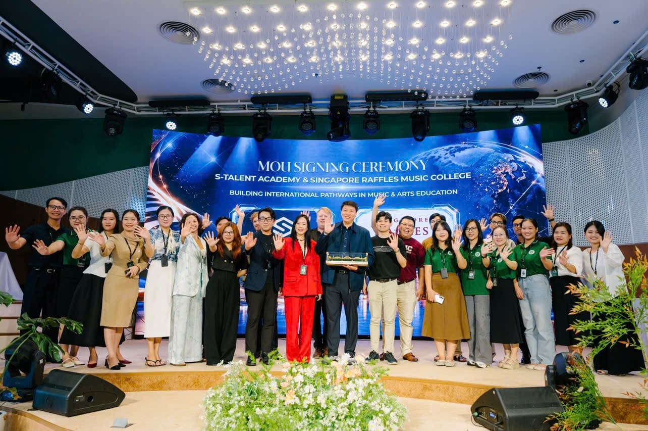 MOU mở ra nền tảng để S-TALENT ACADEMY và SRMC từng bước phát triển những kết nối giáo dục nghệ thuật thiết thực